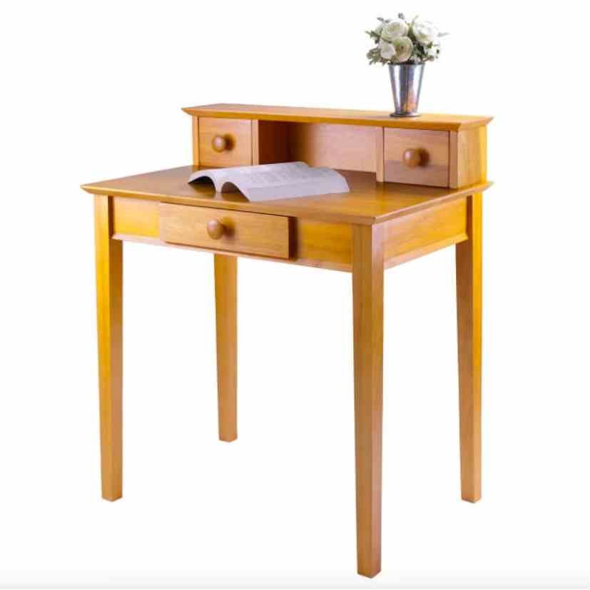 Winsome Studio Writing Desk With Hutch&nbsp;