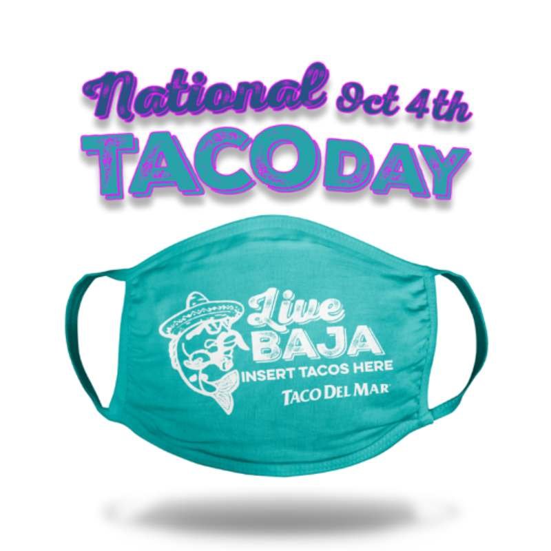 Taco Del Mar Face Mask